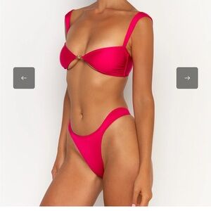 Sommer Soriya Magenta  balconette Bikini Top